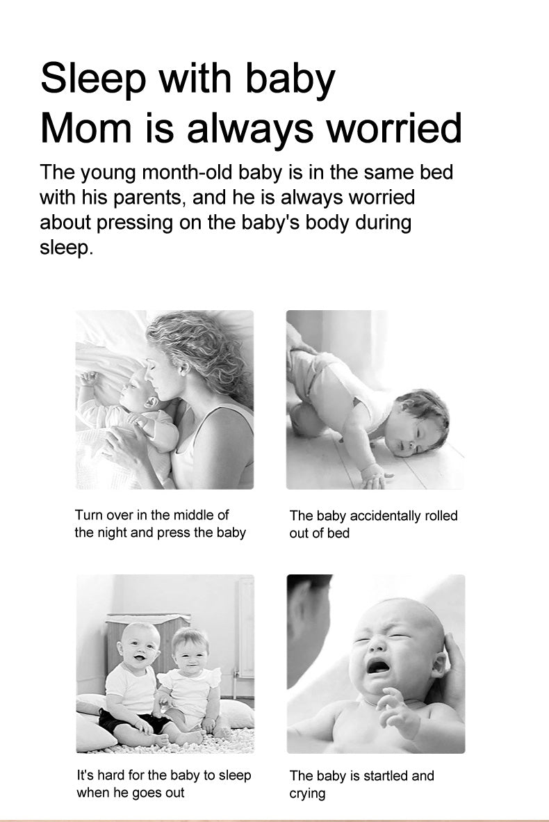 Baby Newborn Lounger Nest Infant Breathable Two-Sided Cartoon Sleeping Beds