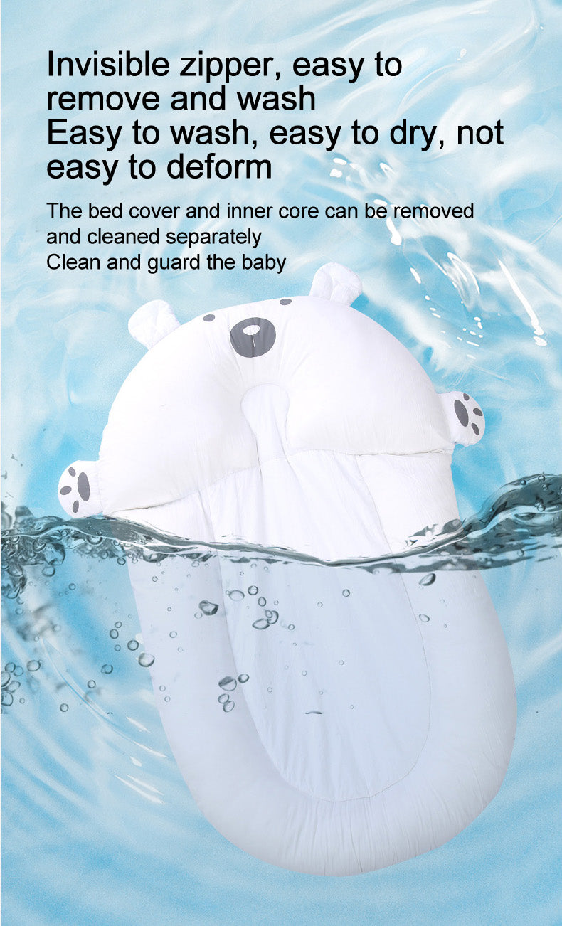 Baby Newborn Lounger Nest Infant Breathable Two-Sided Cartoon Sleeping Beds