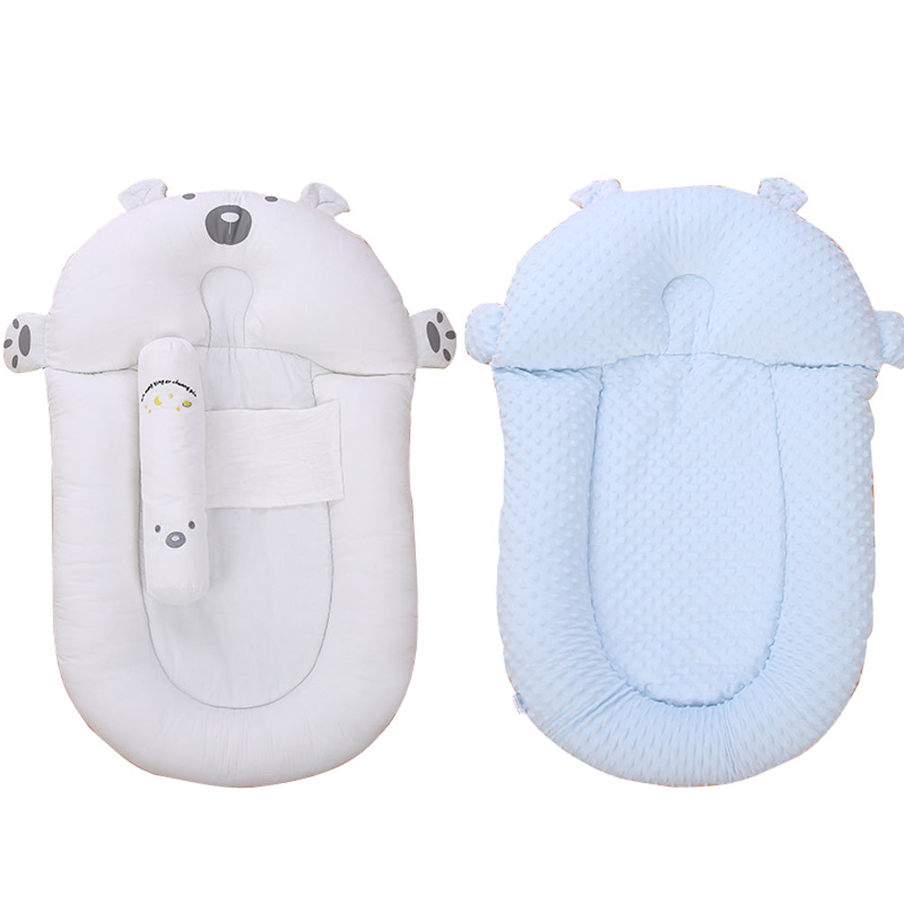 Baby Newborn Lounger Nest Infant Breathable Two-Sided Cartoon Sleeping Beds