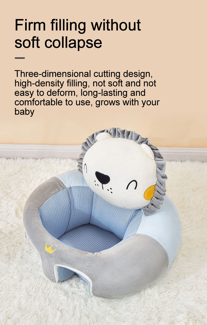 Baby Sitting Support Seat Sofa, Infant Learning Chair Head Protect