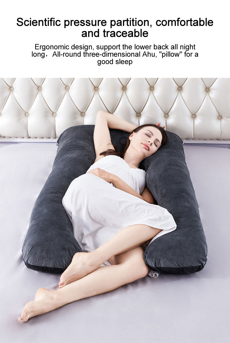 U Shaped Body Pillow: Ergonomic Support for Moms & Bump Comfort