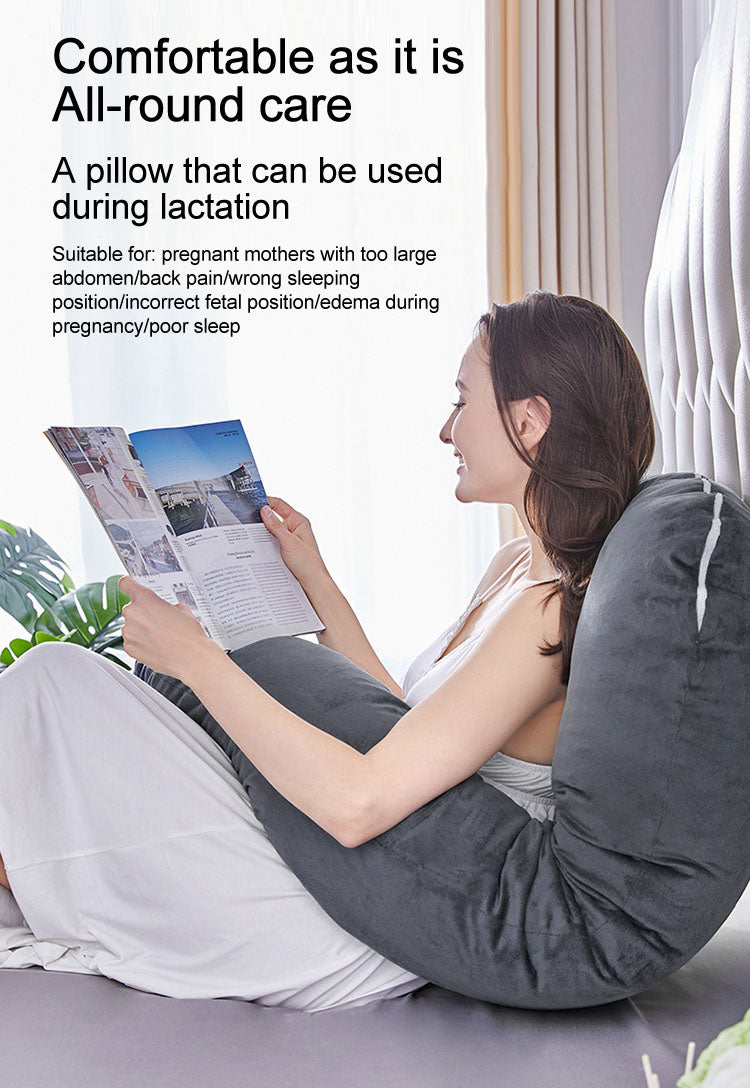 U Shaped Body Pillow: Ergonomic Support for Moms & Bump Comfort