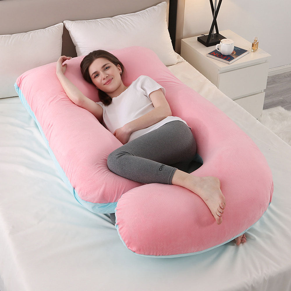 G Shaped Body Pillow: Ergonomic Support for Moms & Bump Comfort