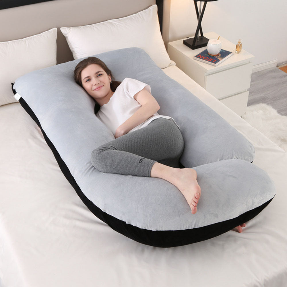 G Shaped Body Pillow: Ergonomic Support for Moms & Bump Comfort