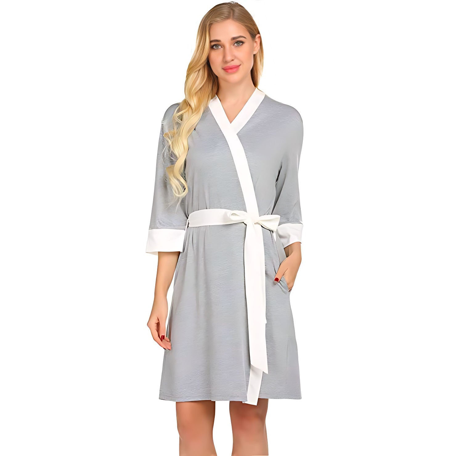 Nursing Nightgown & Robe Set: Soft Confinement Wear for New Moms