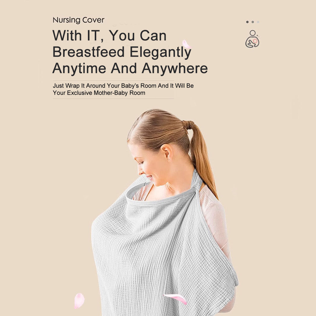 Nursing Scarf Towel Cover Breastfeeding Feeding Shawl