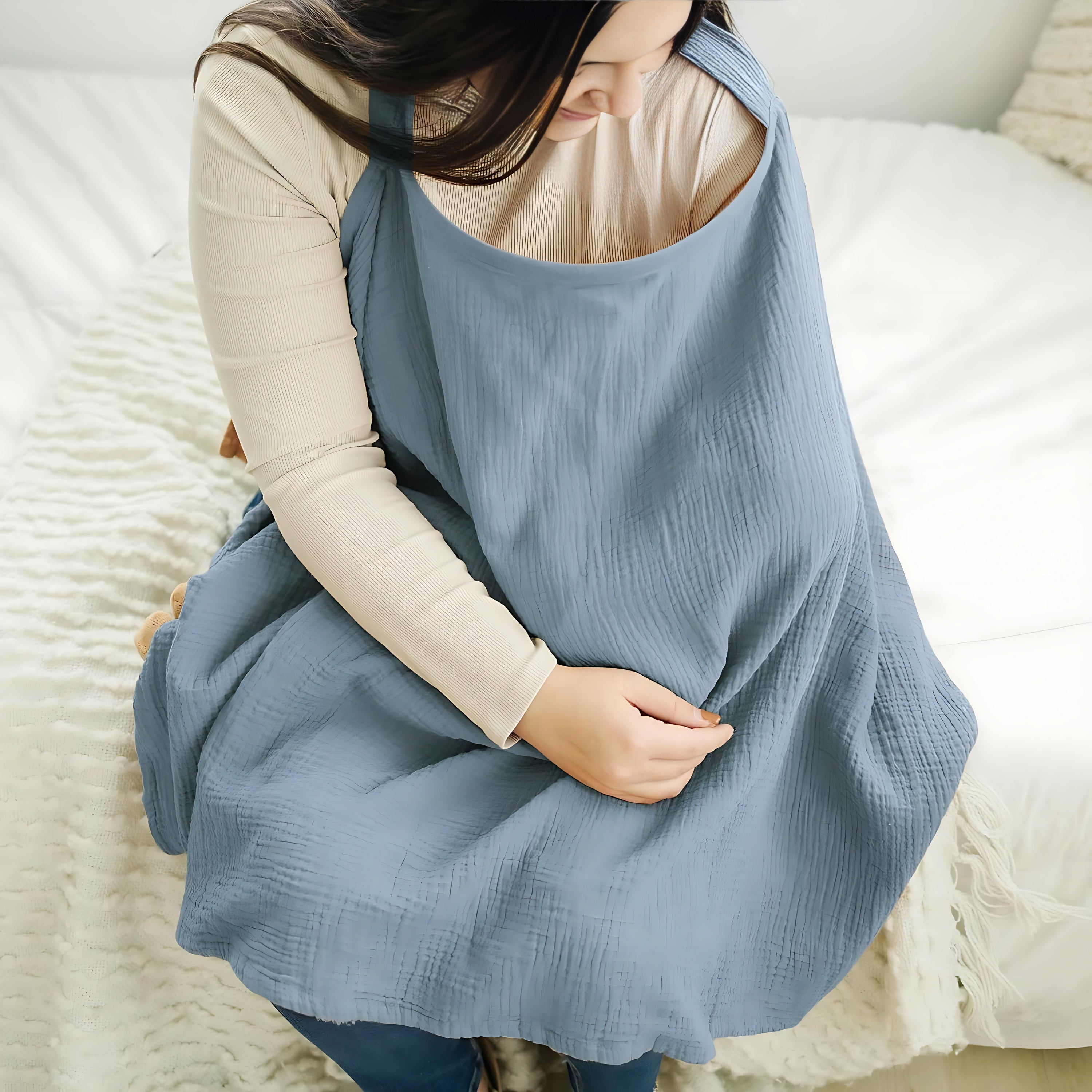 Nursing Scarf Towel Cover Breastfeeding Feeding Shawl