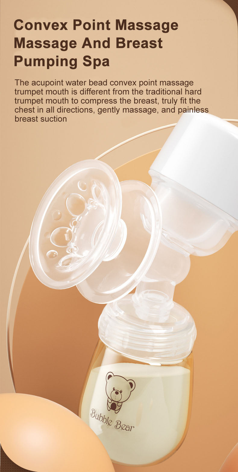 Electric breast pump portable silent integrated strong suction