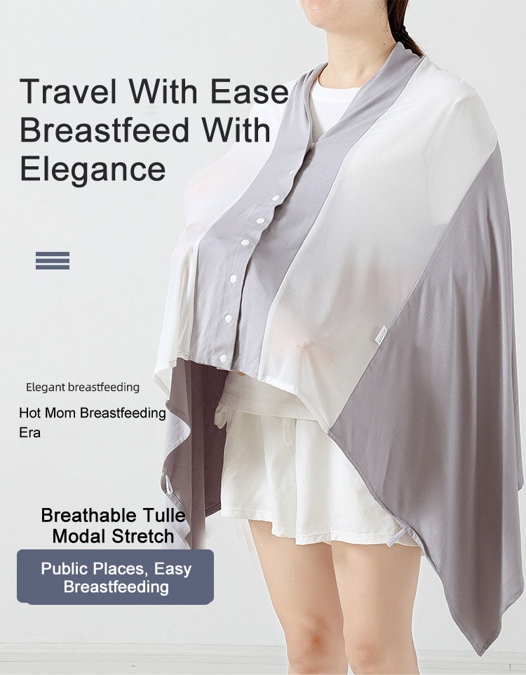 Nursing Scarf Cover Anti-Exposure Breastfeeding Shawl