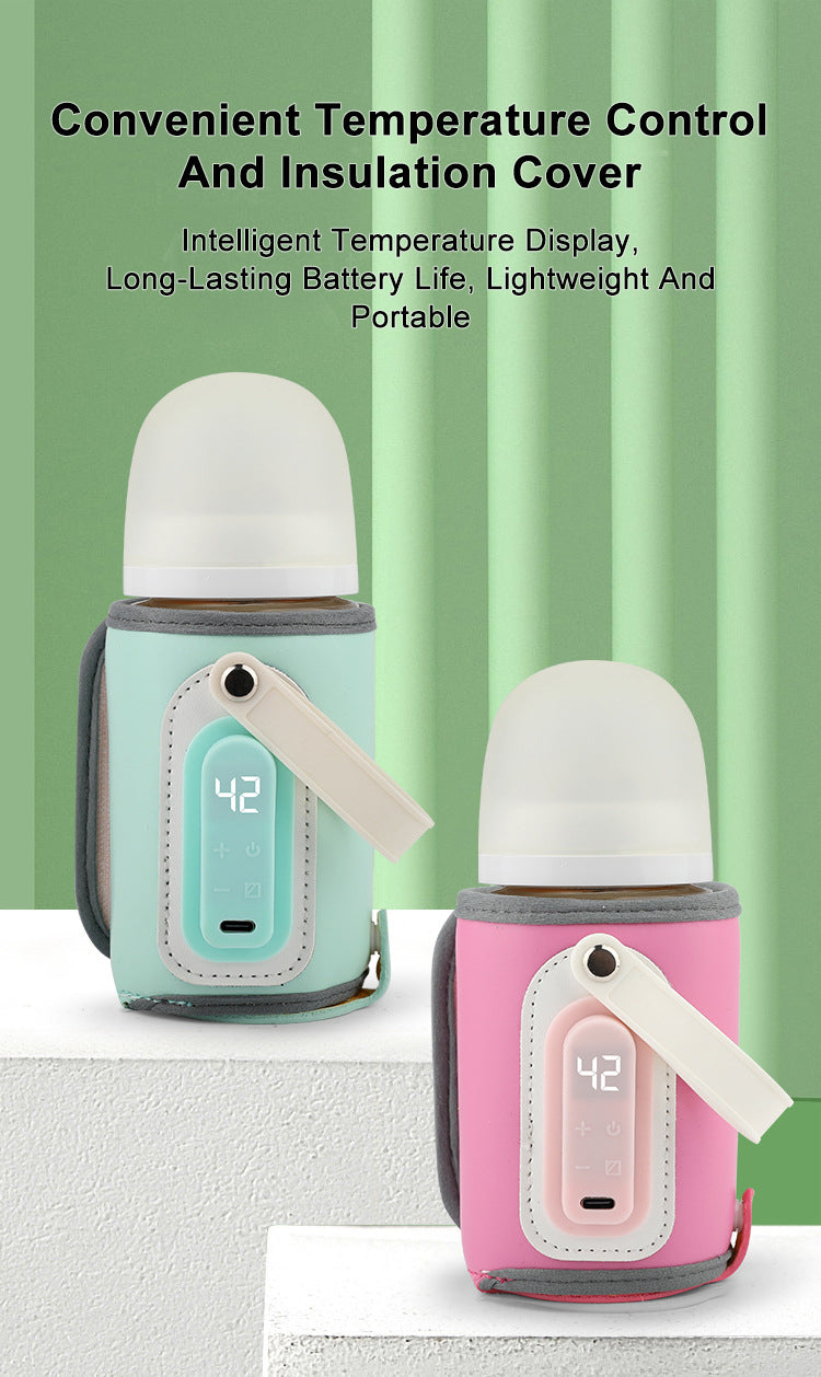 Baby Bottle Warmer with Digital Display Bottle Cover