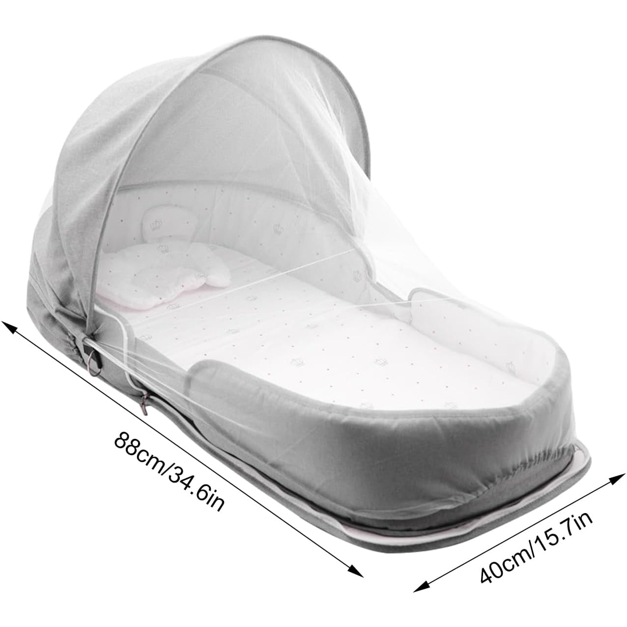 Baby bed newborn crib foldable portable bionic bed mommy bag backpack
