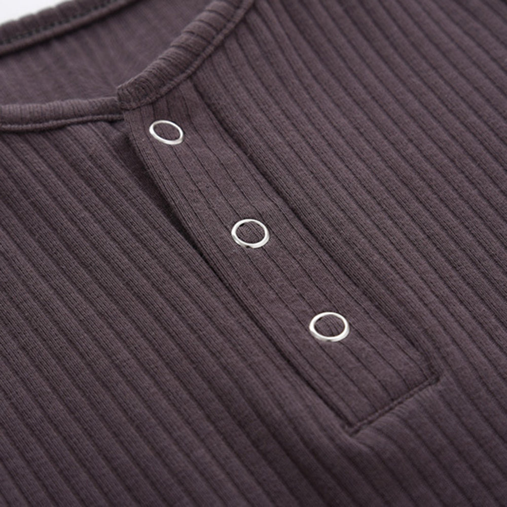 Newborn baby crawling romper ribbed Jumpsuit