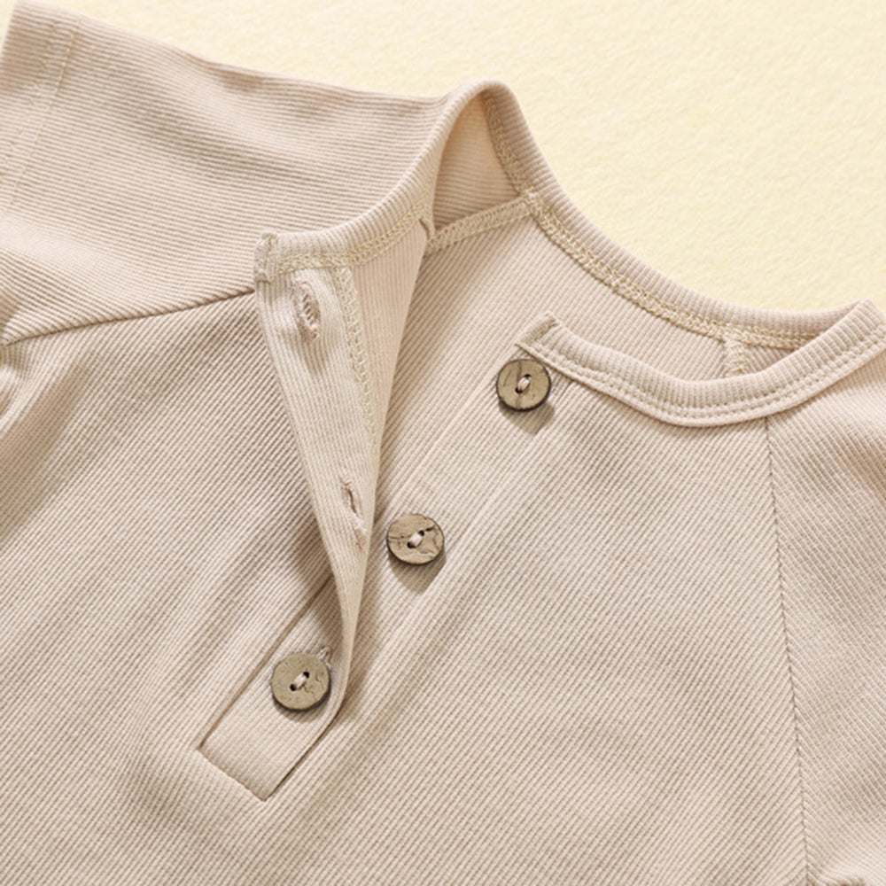 Baby summer short-sleeved onesie cotton thin newborn crawling romper