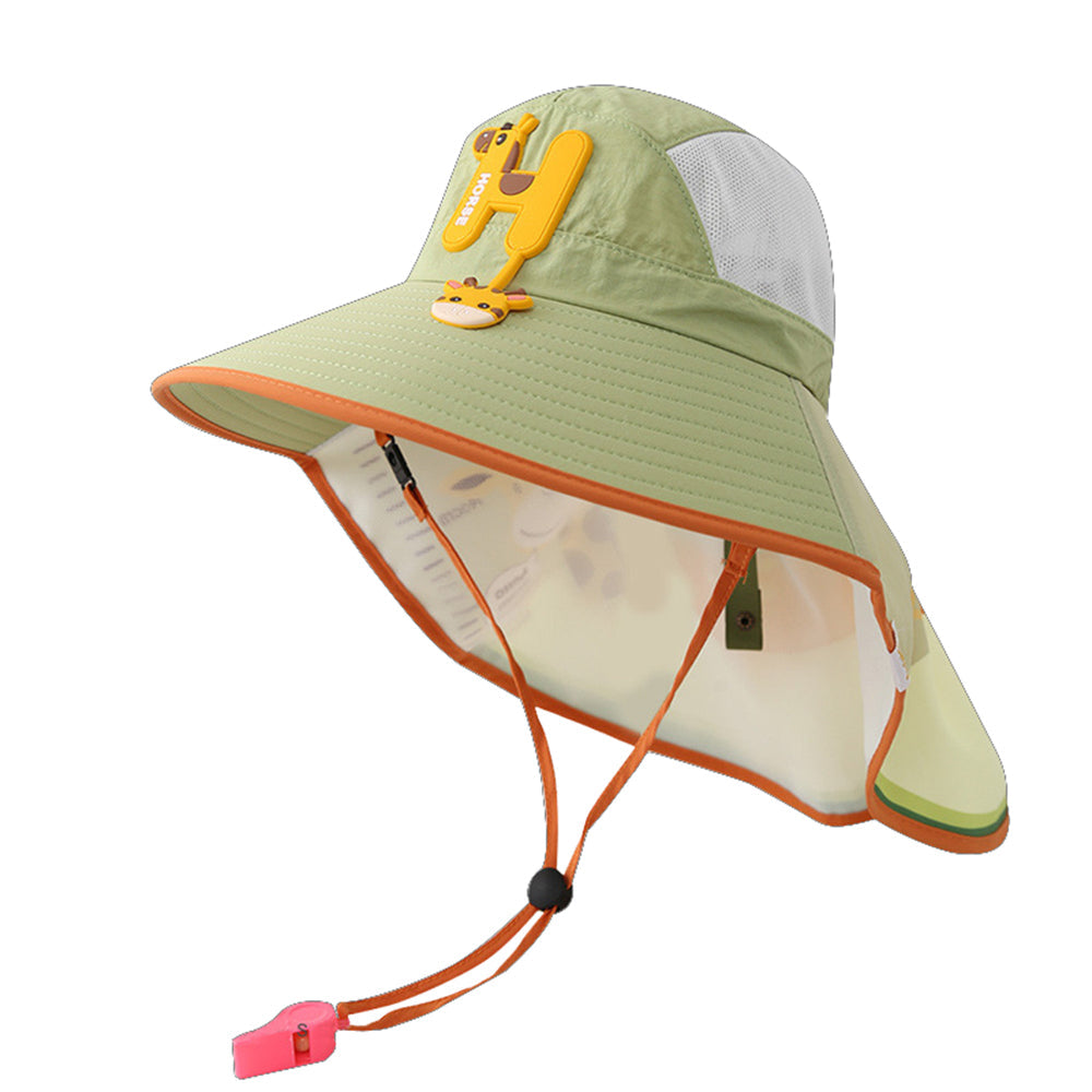 Cute Outdoor Sun Hat Summer for Children Baby Neck protection