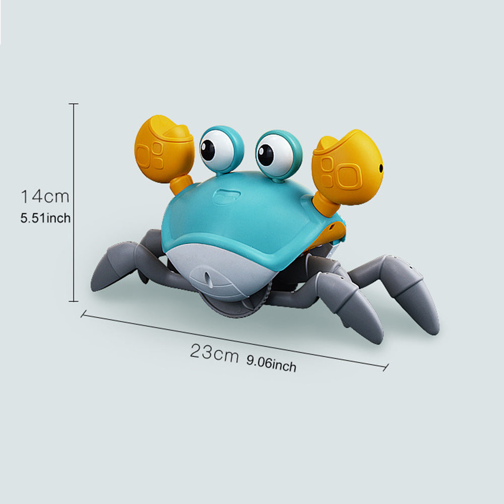 electric Crawling crab toy rechargeable luminous music for Baby Newborn