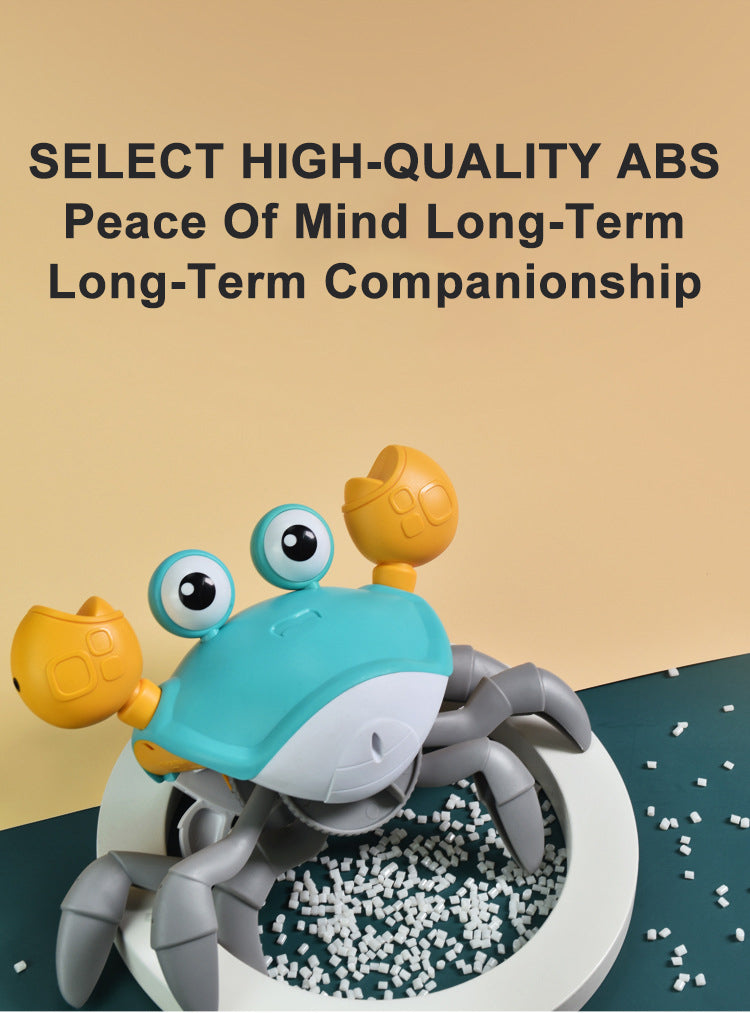 electric Crawling crab toy rechargeable luminous music for Baby Newborn