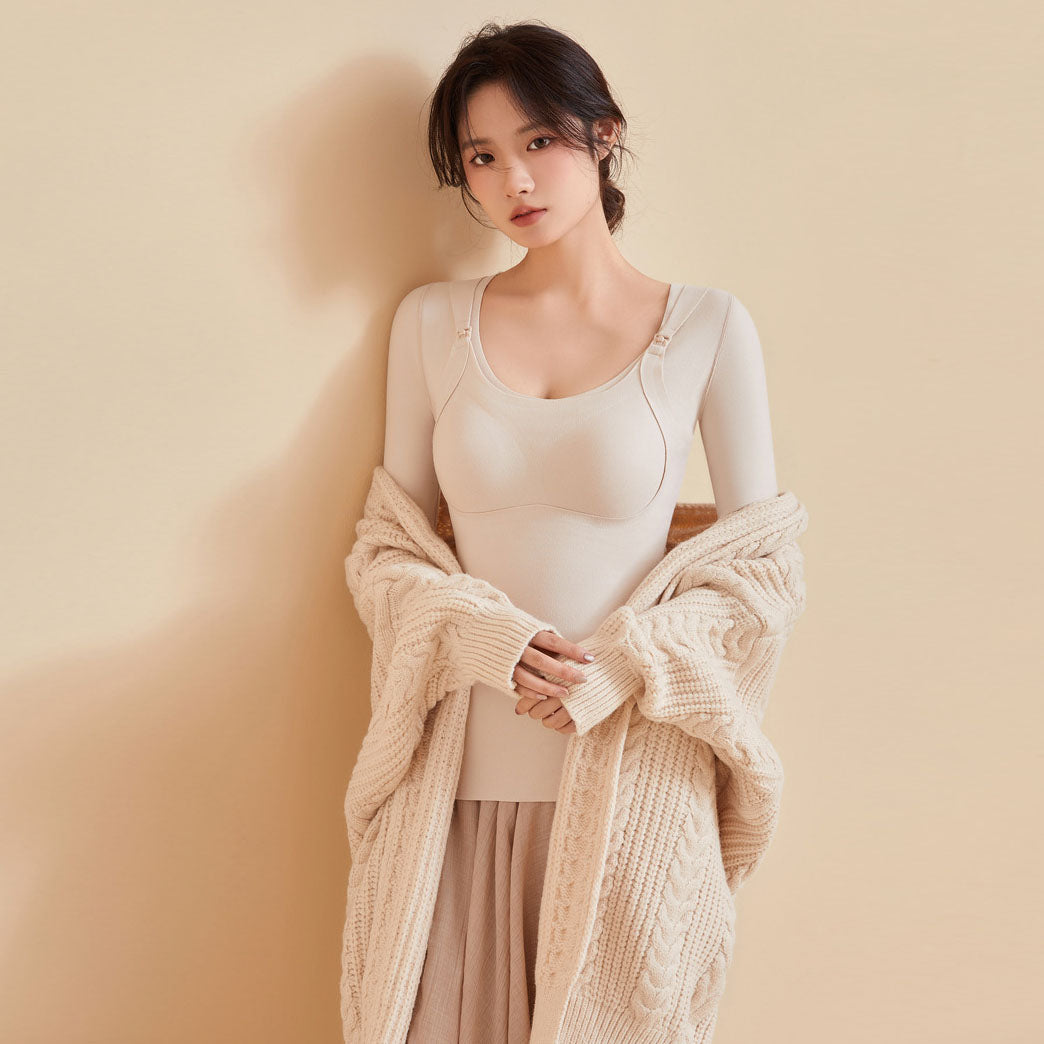 Wirefree Nursing Tops: Thermal Support Underwear for Breastfeeding Moms