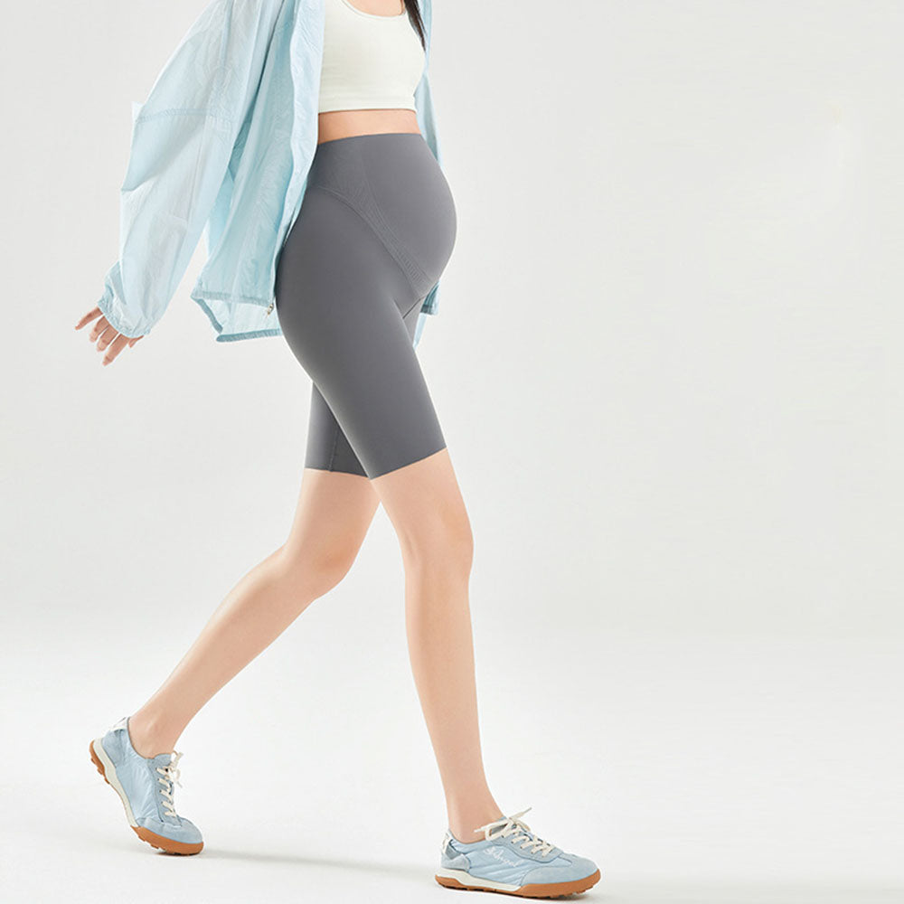 Anti-Slip Belly Support Leggings Mid-length | Full Coverage