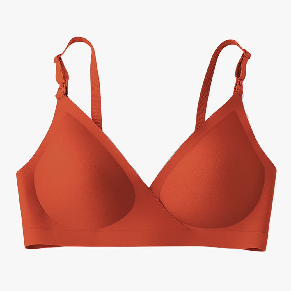 Nursing Bursting Bras Thin Summer With Fixed Cups