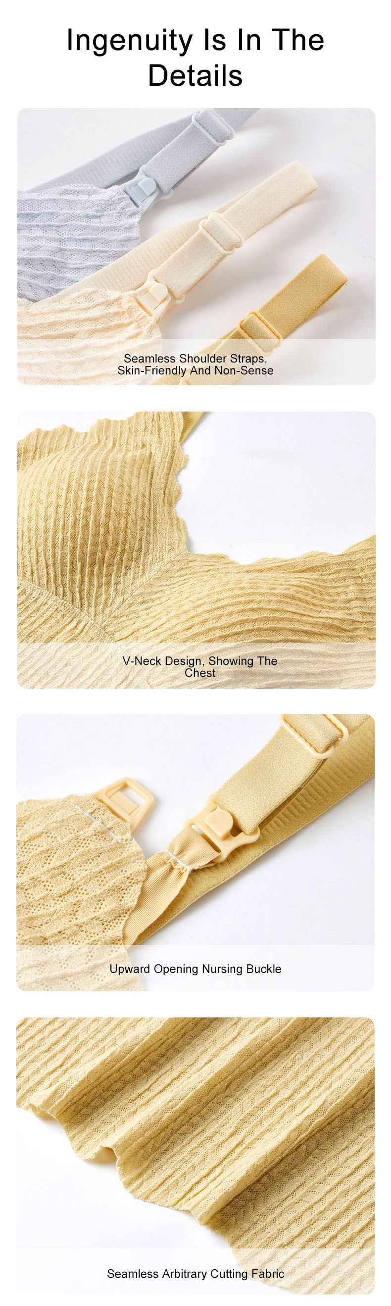Nursing & Expecting Camisole: Summer Thin Wirefree Tops