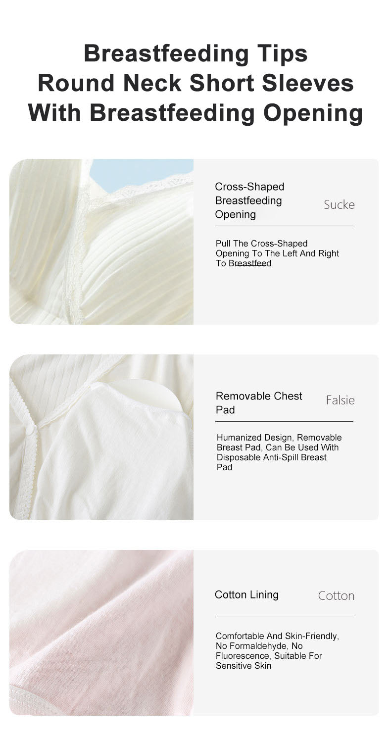 Nursing PJS Sleepwear Pajamas Suit Soft Confinement Wear