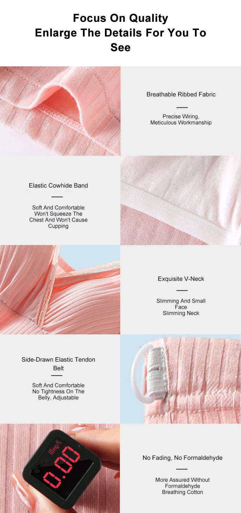 Nursing PJS Sleepwear Pajamas Suit Soft Confinement Wear