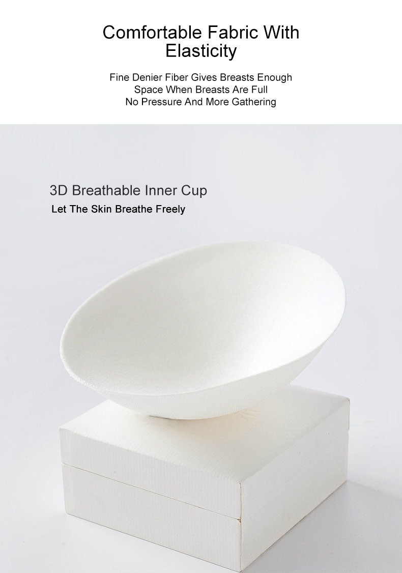 Cotton Nursing Bras: Front Button & Large Size