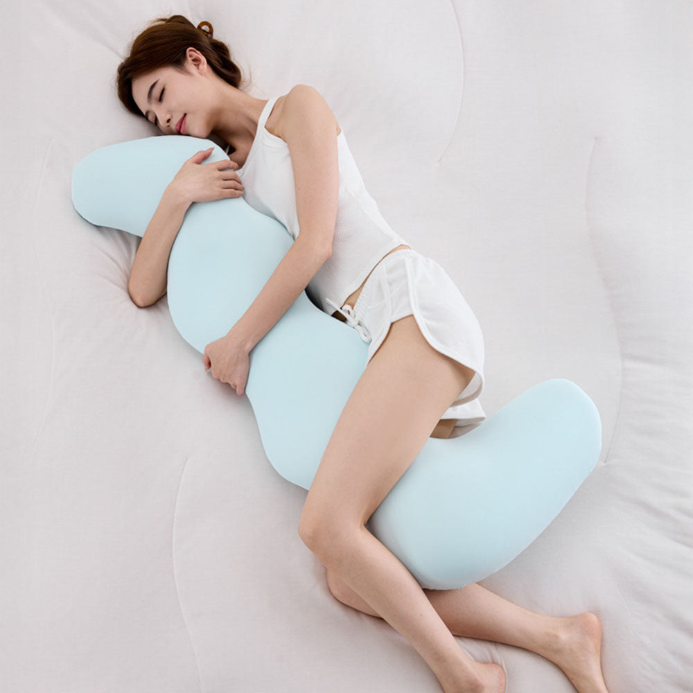 memory foam ice silk cool sleeping pillow sleeping leg pregnant pillow