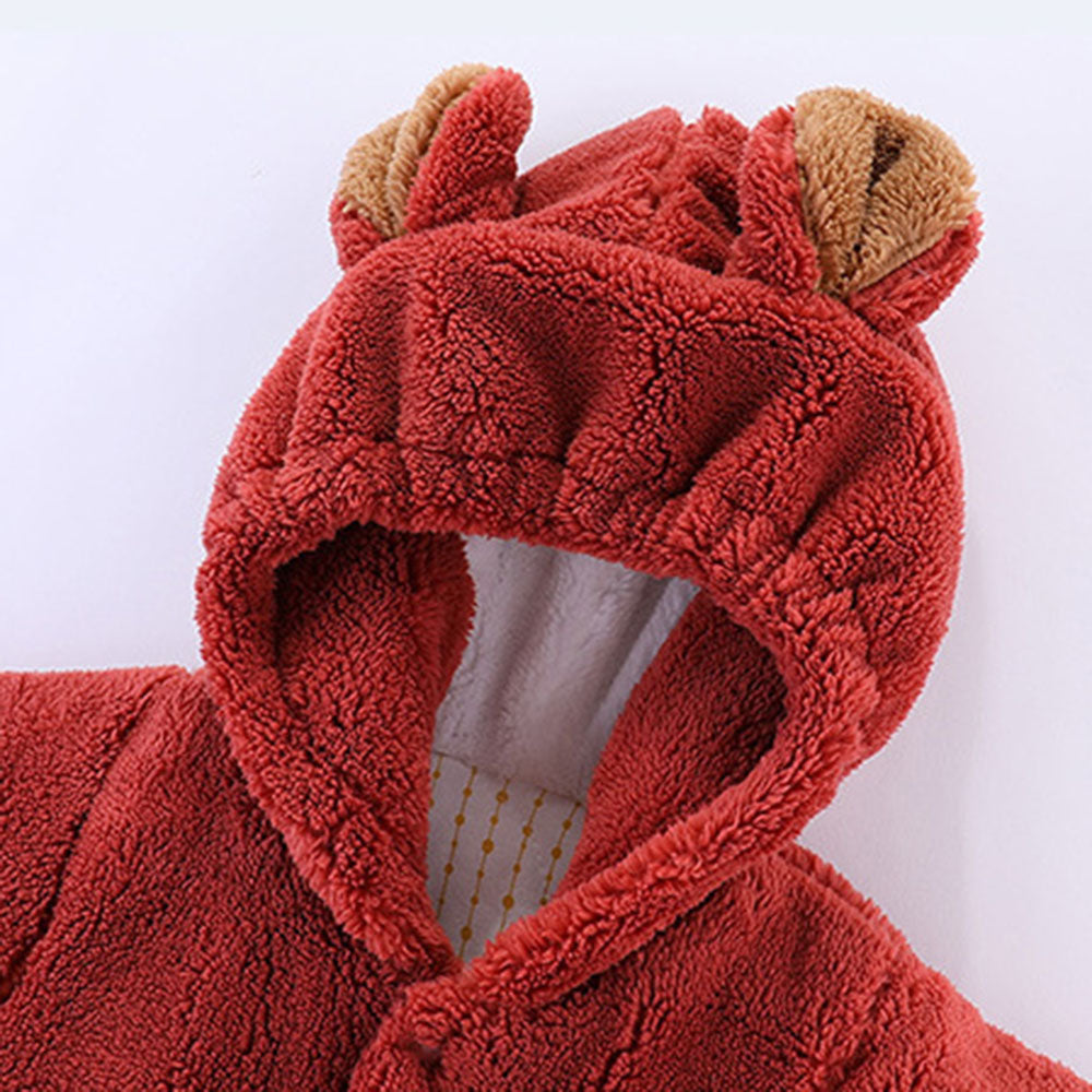 newborn baby's quilted bodysuit Romper for winter outdoor