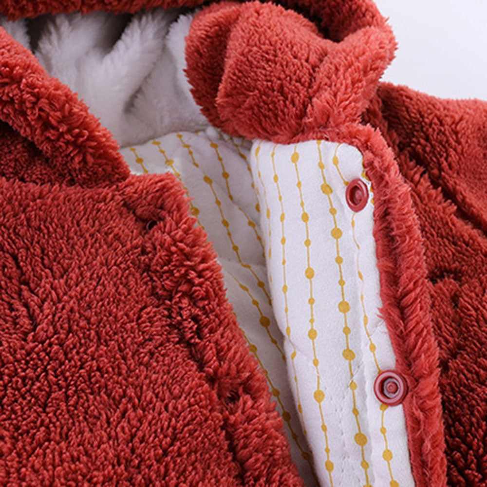 newborn baby's quilted bodysuit Romper for winter outdoor