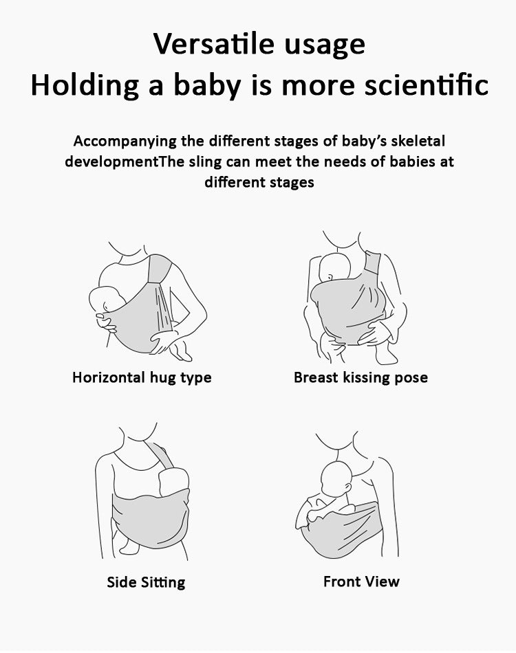 Baby Newborn Carrier Mesh Sling Easy to Breastfeeding for Mom