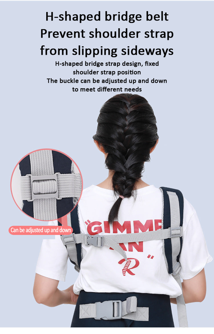 Ergonomic Baby Carrier with Hip Seat – 6-in-1 Multi-Way for Newborns to Toddlers