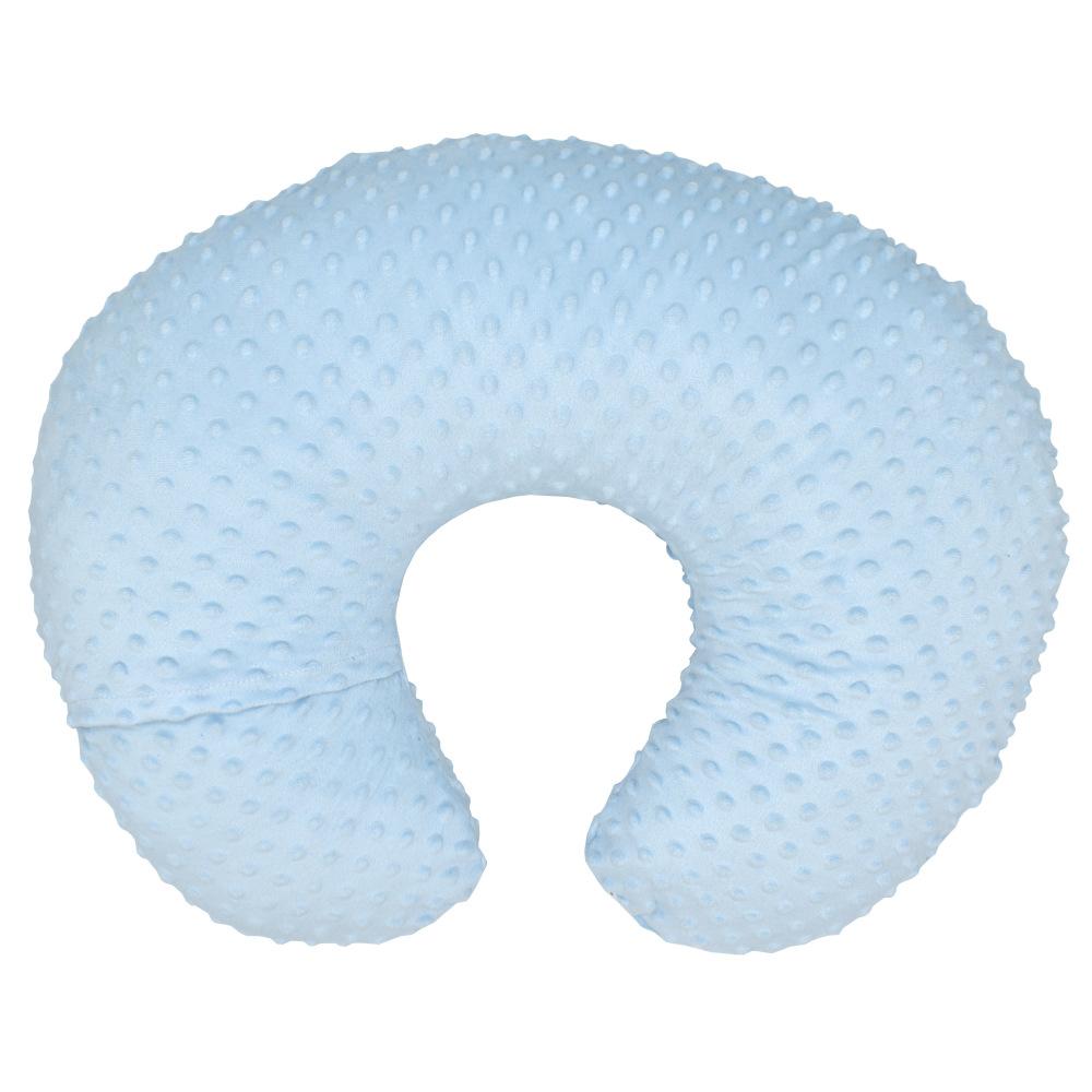 Portable Breastfeeding Angled Nursing Feeding Pillow Case Soft Minky Dot