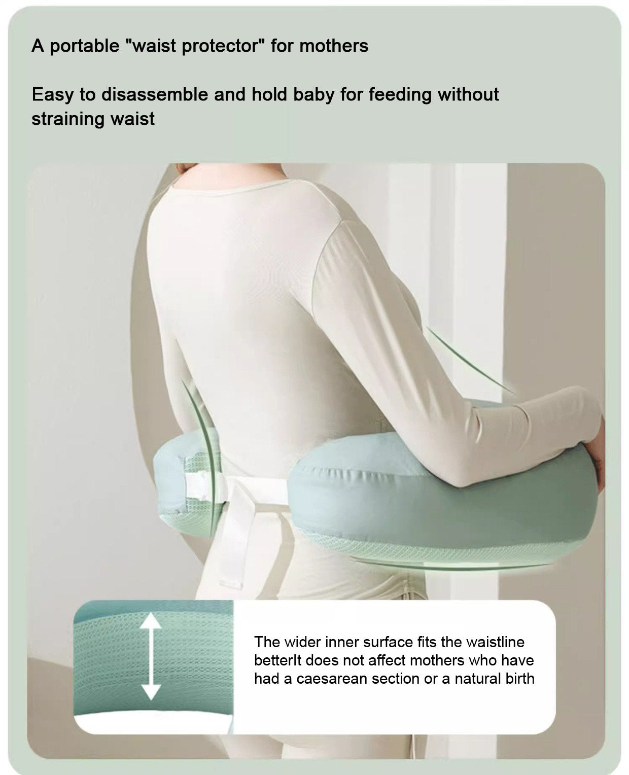 Ergonomic Baby Nursing Angled feeding Pillow Anti Reflux lounger Bed Incline Breastfeeding Crib