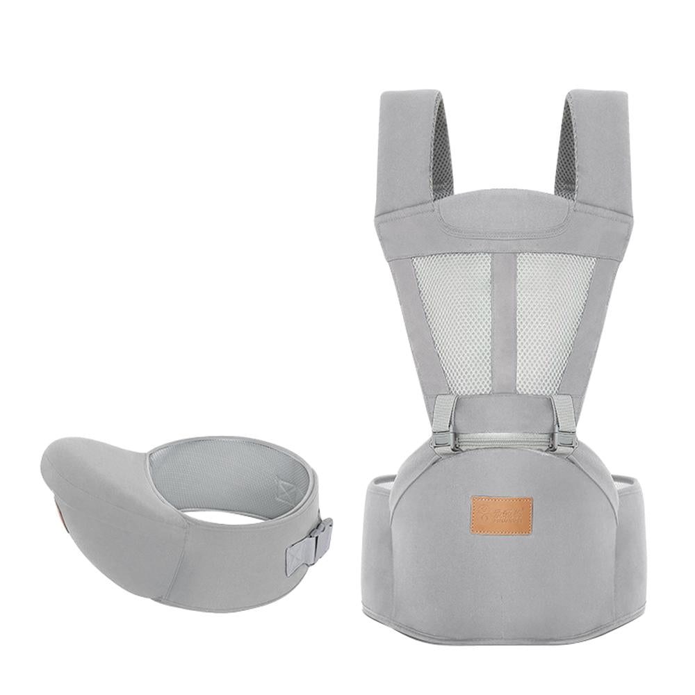 Ergonomic Baby Carrier with Hip Seat – 6-in-1 Multi-Way for Newborns to Toddlers