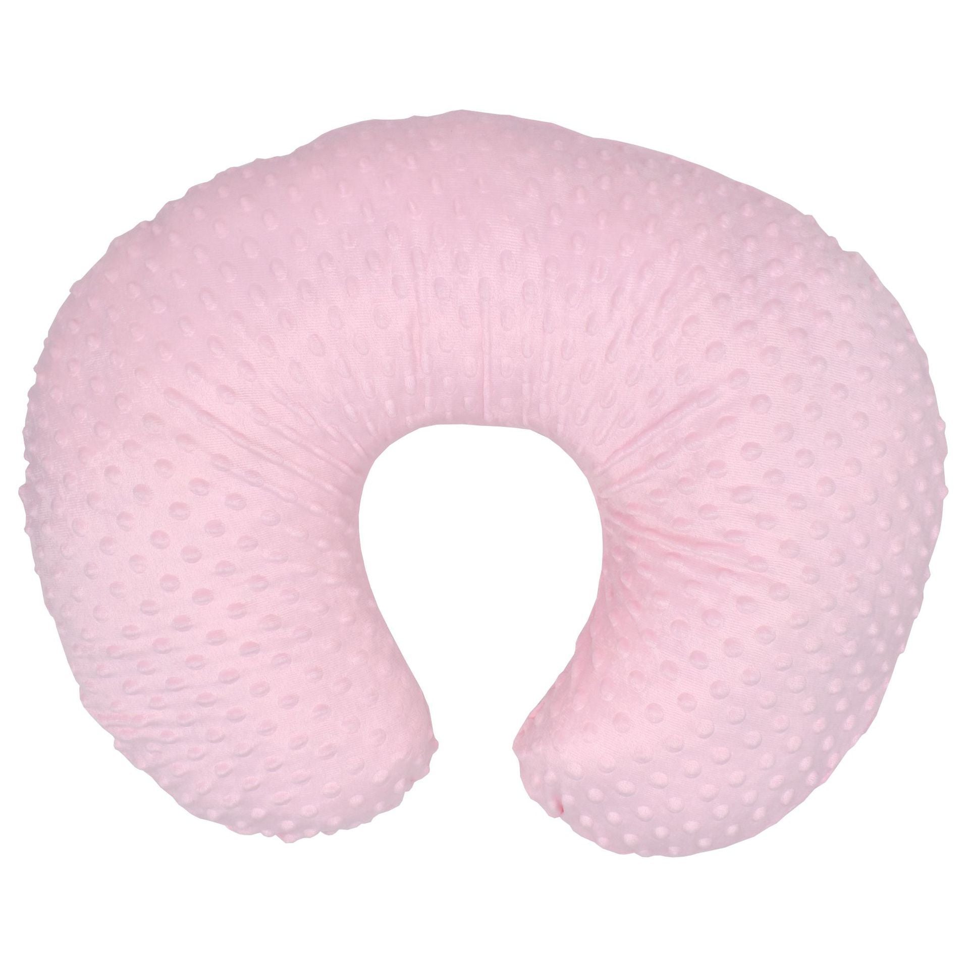 Portable Breastfeeding Angled Nursing Feeding Pillow Case Soft Minky Dot