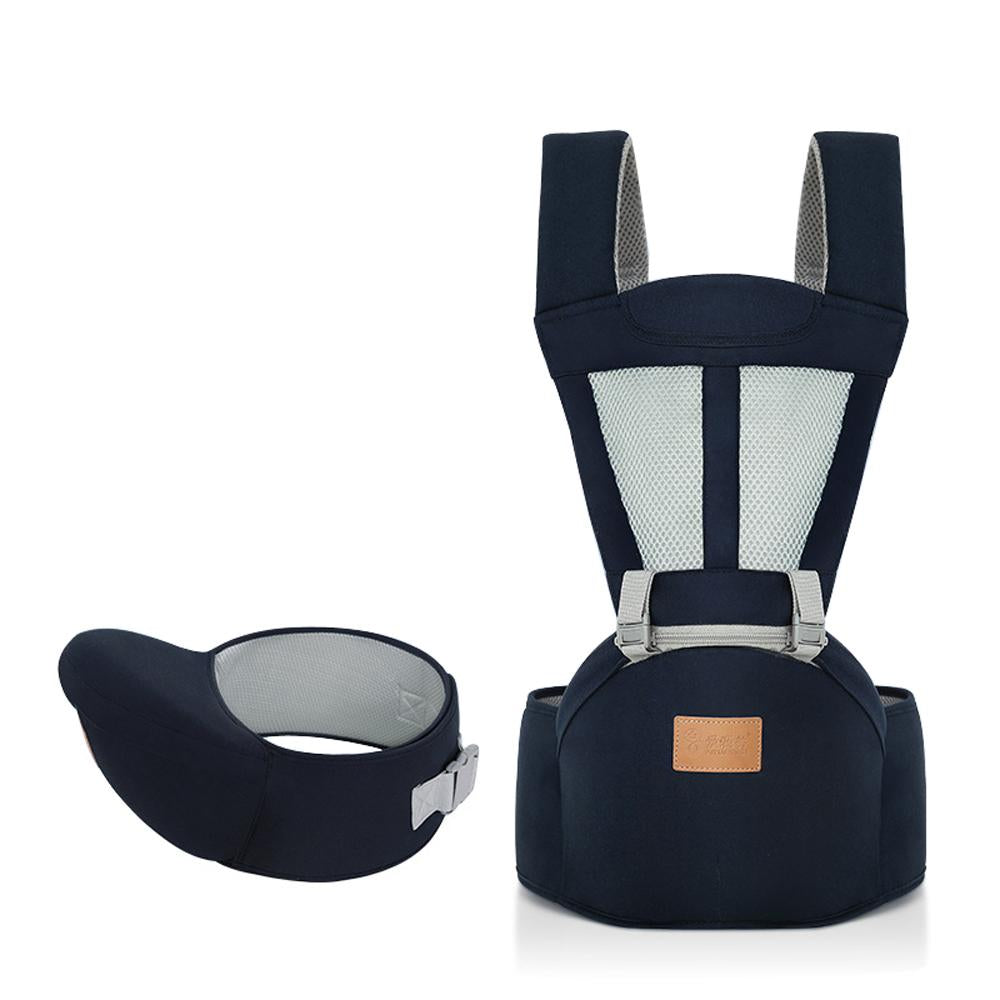 Ergonomic Baby Carrier with Hip Seat – 6-in-1 Multi-Way for Newborns to Toddlers