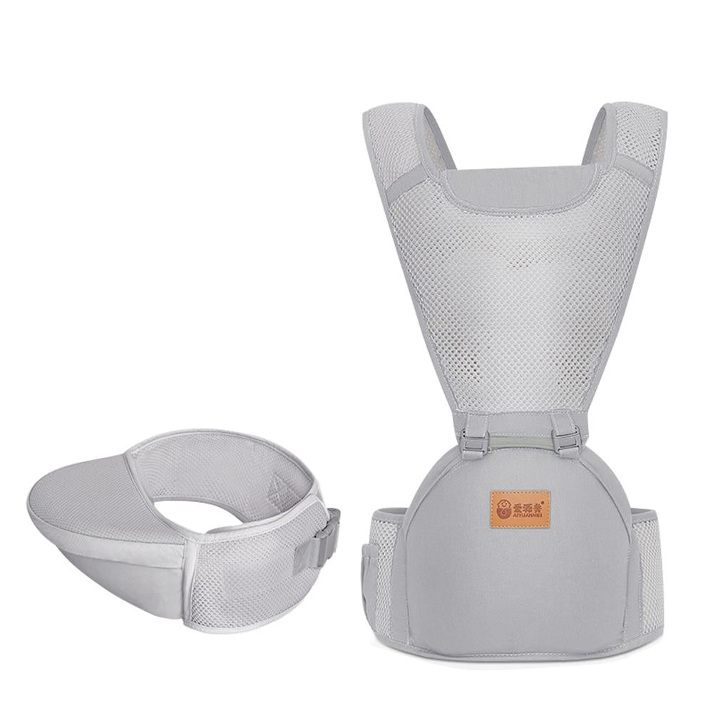 Ergonomic Baby Carrier with Hip Seat – 6-in-1 Multi-Way for Newborns to Toddlers