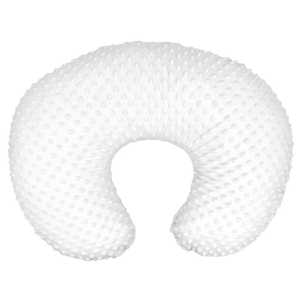 Portable Breastfeeding Angled Nursing Feeding Pillow Case Soft Minky Dot
