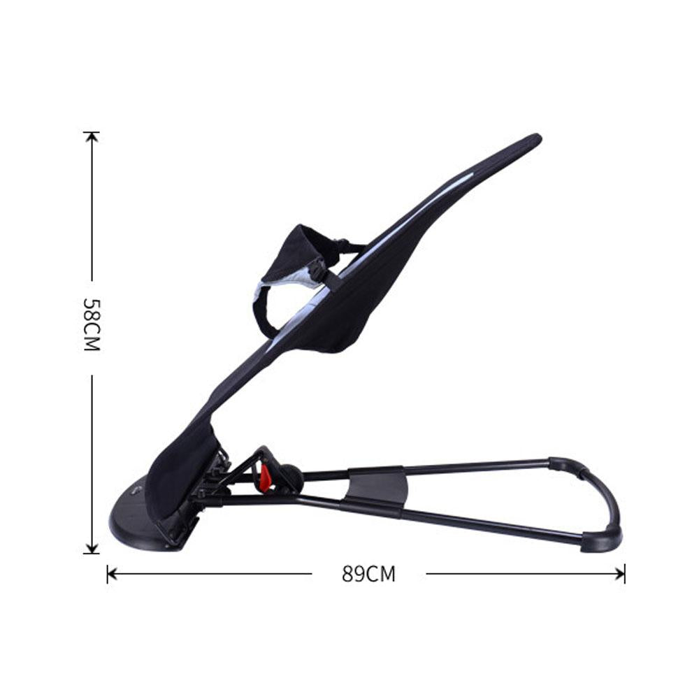 Baby Rocker Bouncer Rocking Chair Cozy Adjustable with Toy Music