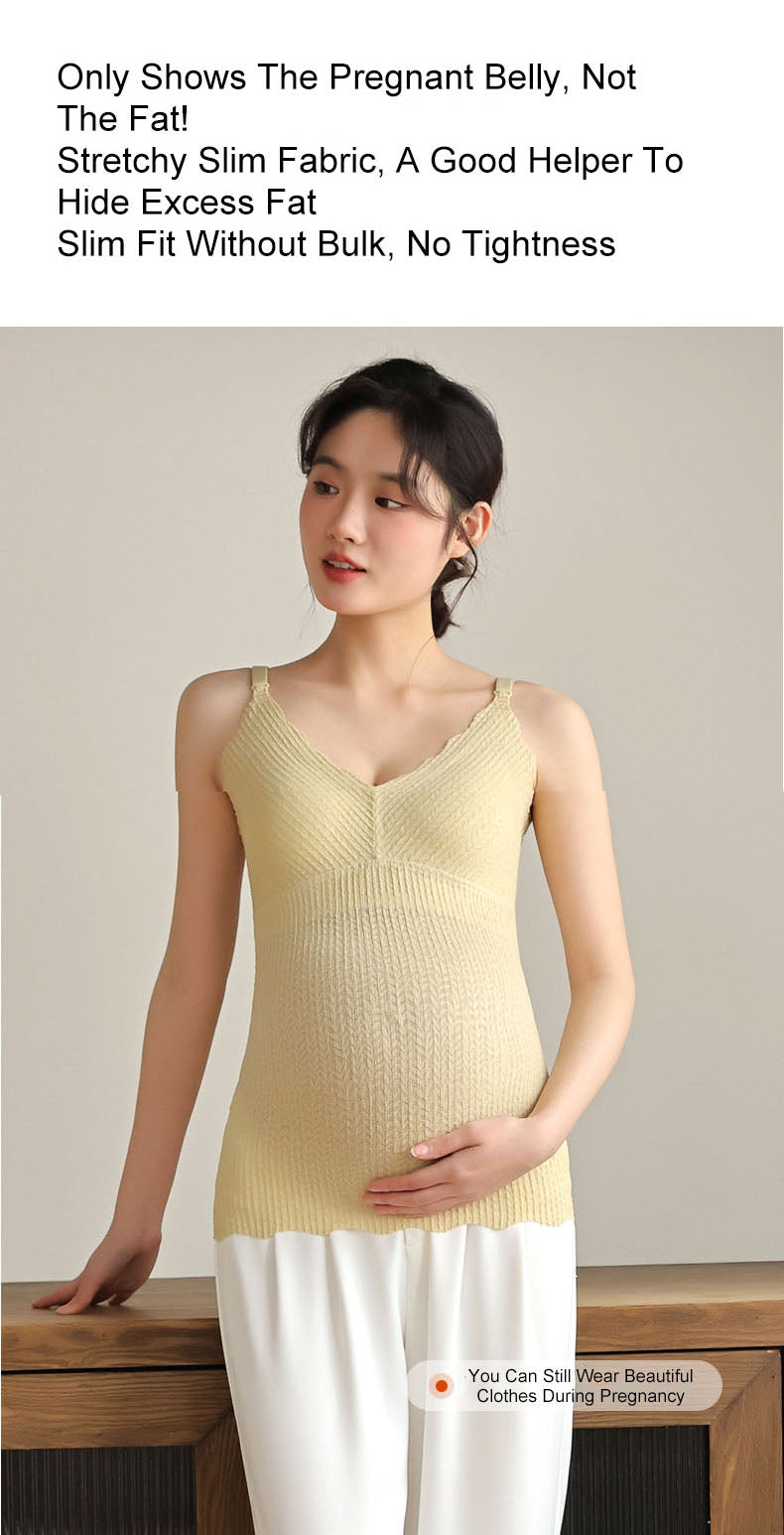 Nursing & Expecting Camisole: Summer Thin Wirefree Tops