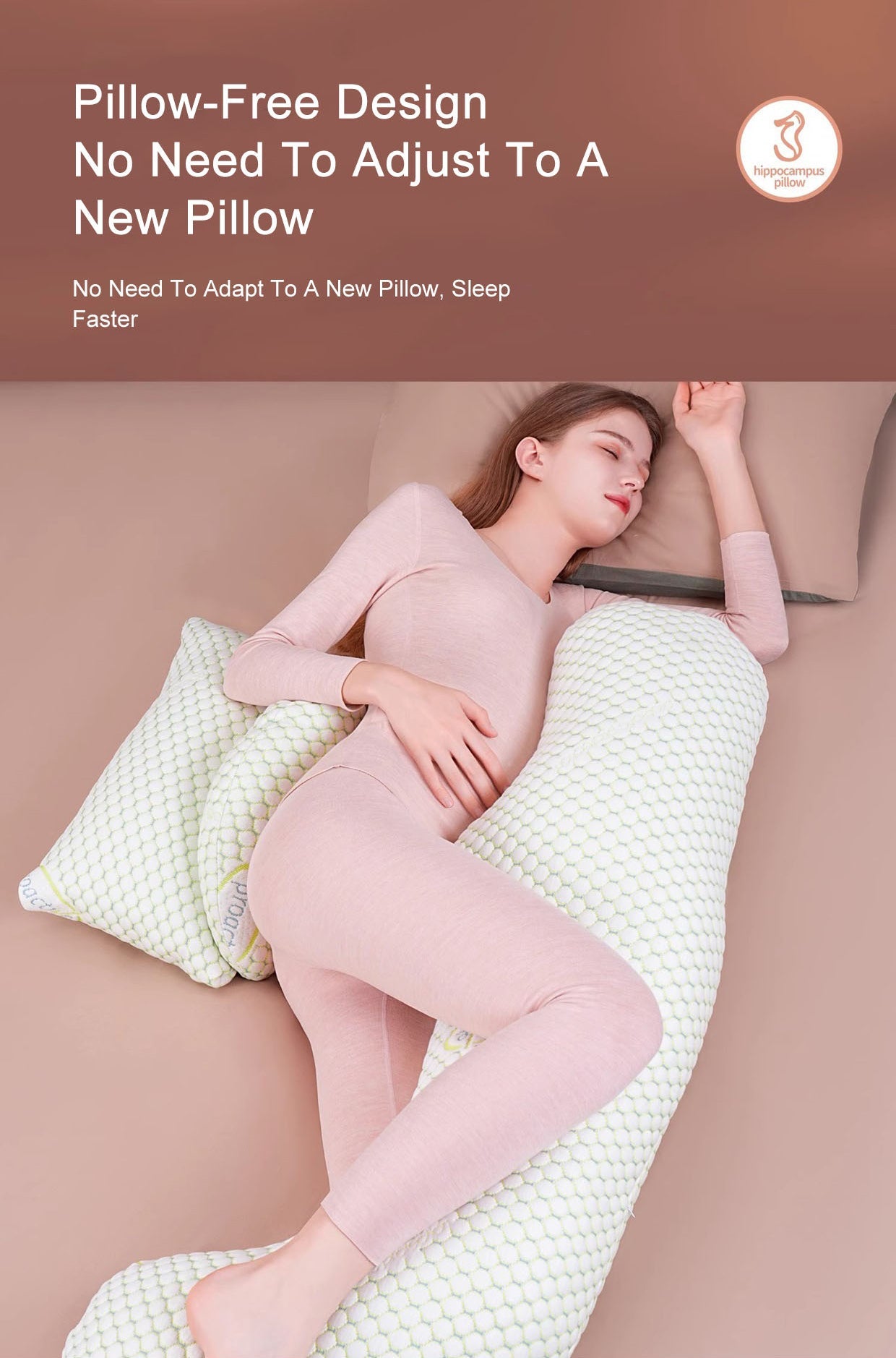 Belt support waist protection side sleeping pillow